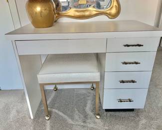 MCM Desk/Vanity and Chair