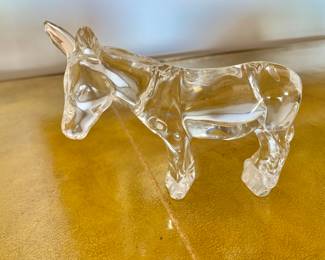 Baccarat Nativity Donkey