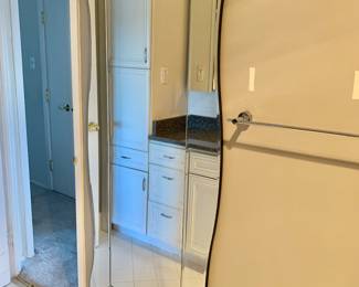 Large Wavy Beveled Mirror