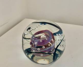 Blown Glass Paperweight