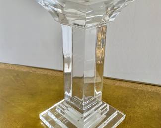 Waterford Square Crystal Metropolitan Pillar Candle Holder