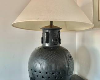 Large MCM Ceramic Table Lamp