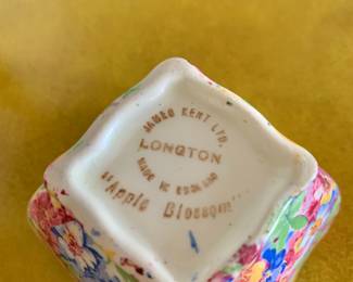 "Apple Blossom" Teapot and Sugar