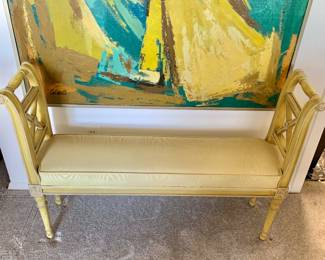 Vintage Directoire Style Window Seat