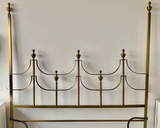 King MCM Brass Headboard