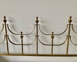 King MCM Brass Headboard