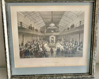 Vintage "House of Commons" Framed Print