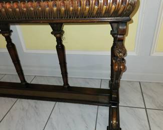 heavy, carved hall table
