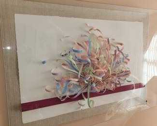 "Carnival" wall art by Greg Copeland, 1987