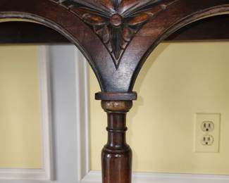 heavy, carved hall table