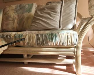 sofa and 2 matching chairs