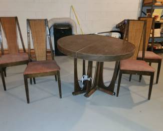 MCM table with 4 chairs