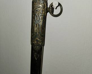antique sword, detail