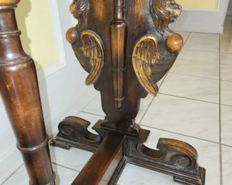heavy, carved hall table