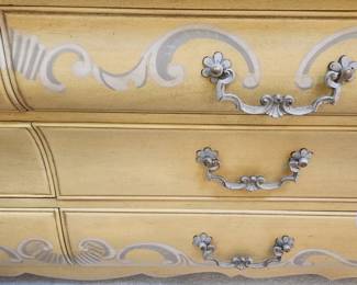 china cabinet by Drexel, detail