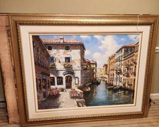 oil on canvas painting