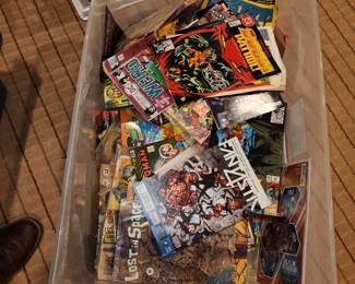 new in box toys and used comic books