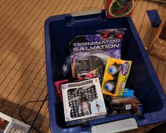 new in box toys and used comic books