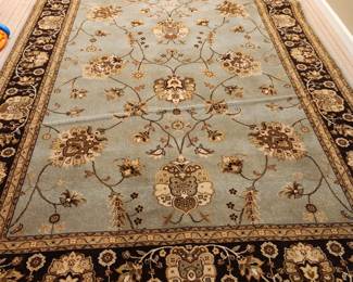 large area rug.  In basement