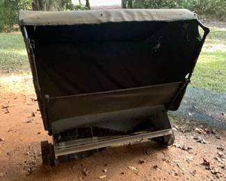 Tow behind lawn rake