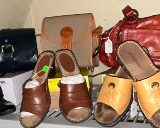 Pretty purses and shoes