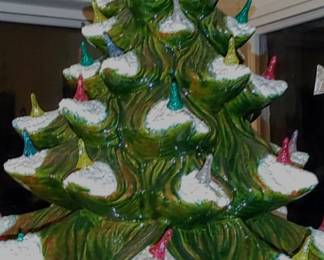 Large ceramic Christmas tree