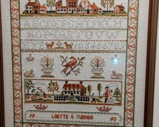 , handmade sampler
