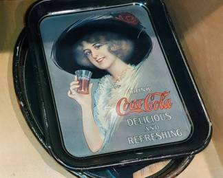 Coca cola trays
