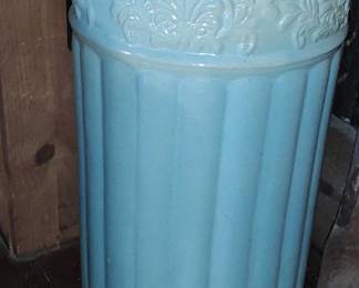 Antique Zanesville Pottery Umbrella Stand vintage 1920's
