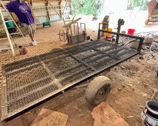4x8 utility trailer with crank