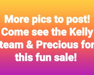 We are still posting pictures this is going to be a great sale.. I'll keep posting pictures up until Thursday night the night before the sale