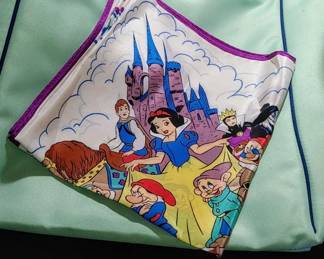 Vintage snow white silk scarf