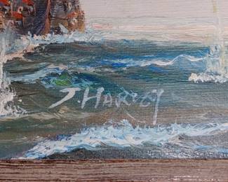 Wonderful J. Harvey oil painting