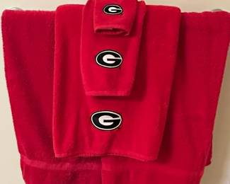 Great Georgia Bulldog towel set