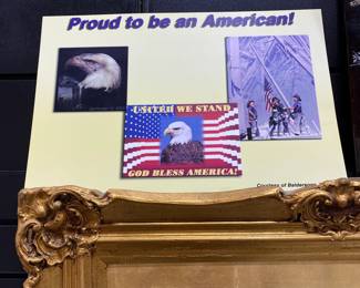 This Americana poster is on sale. Please call or text 703-895-9344 to buy or for questions.