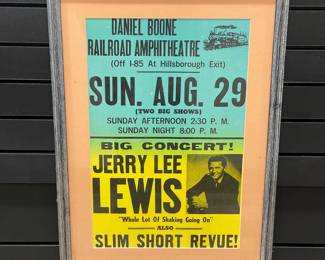 This Jerry Lee Lewis memorabilia is on sale. Please call or text 703-895-9344 to buy or for questions.