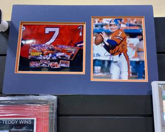 This signed football memorabilia is on sale. Please call or text 703-895-9344 to buy or for questions.