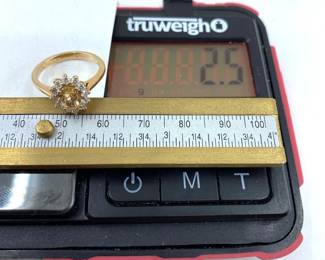 This 14K yellow solid gold ring with a natural diamonds and citrine gemstone is on sale for $250. The size and weight in grams is shown on the picture. Please call or text 703-895-9344 to buy or for questions.