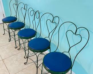 ice cream parlor chairs