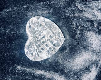 Waterford heart paperweight 