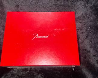 Baccarat 2 Tumblers (cups) nib 
