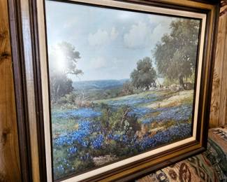 Beautiful painting of Blue bonnets