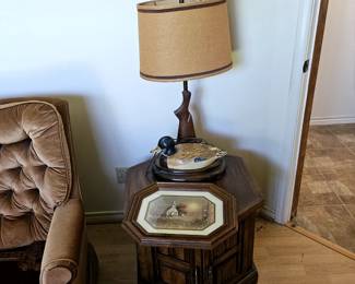 Interesting table lamp.