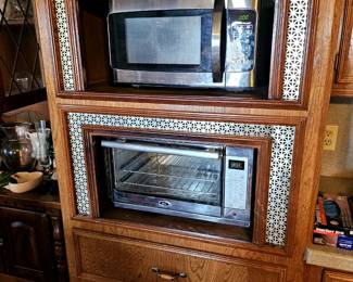 Microwave and toaster oven