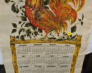 VINTAGE FABRIC CALENDAR