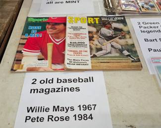 VINTAGE BASEBALL MAGAZINES