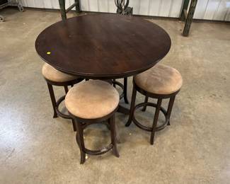 TABLE AND STOOLS