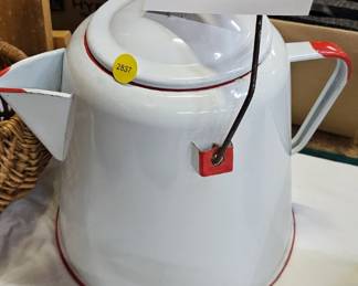 ENAMEL COFFEE POT