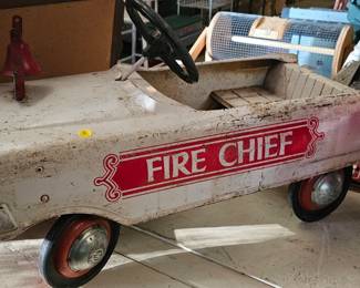 PEDAL CAR FIRE CHIEF