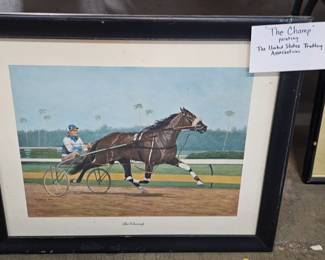 FRAMED THE CHAMP PICTURE